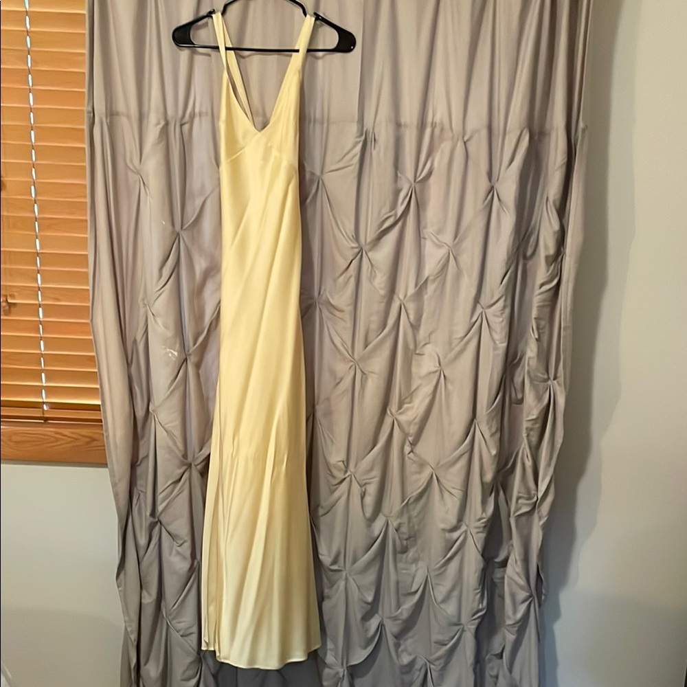 Elegant Yellow Maxi Dress